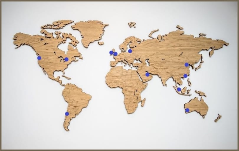 Natural Vanilla - Natural Vanilla Location Map 2021 International Distribution